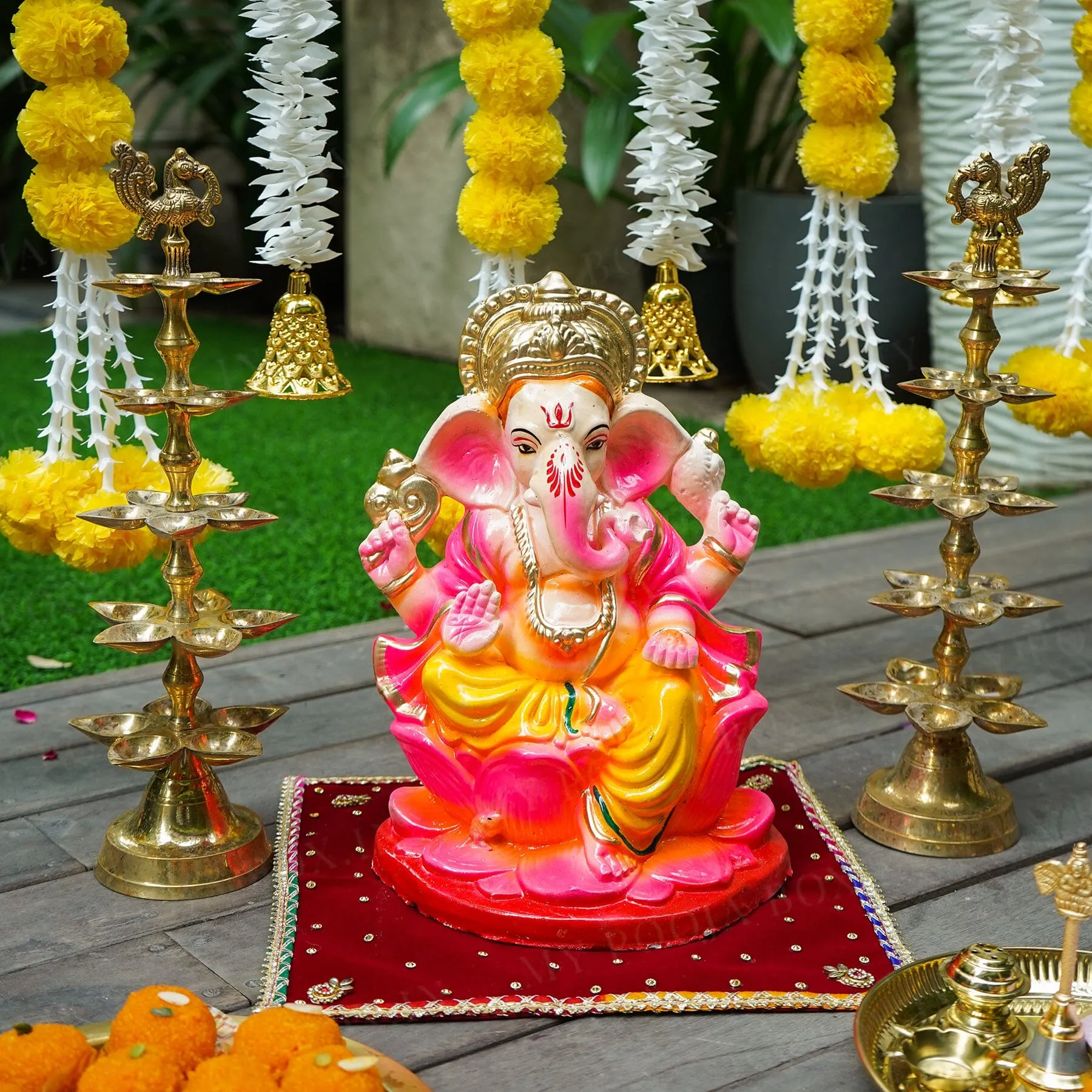 1FEET Durja Eco-Friendly Ganpati | Plant-A-Ganesha