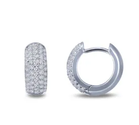 5-Row Huggie Hoop Earrings