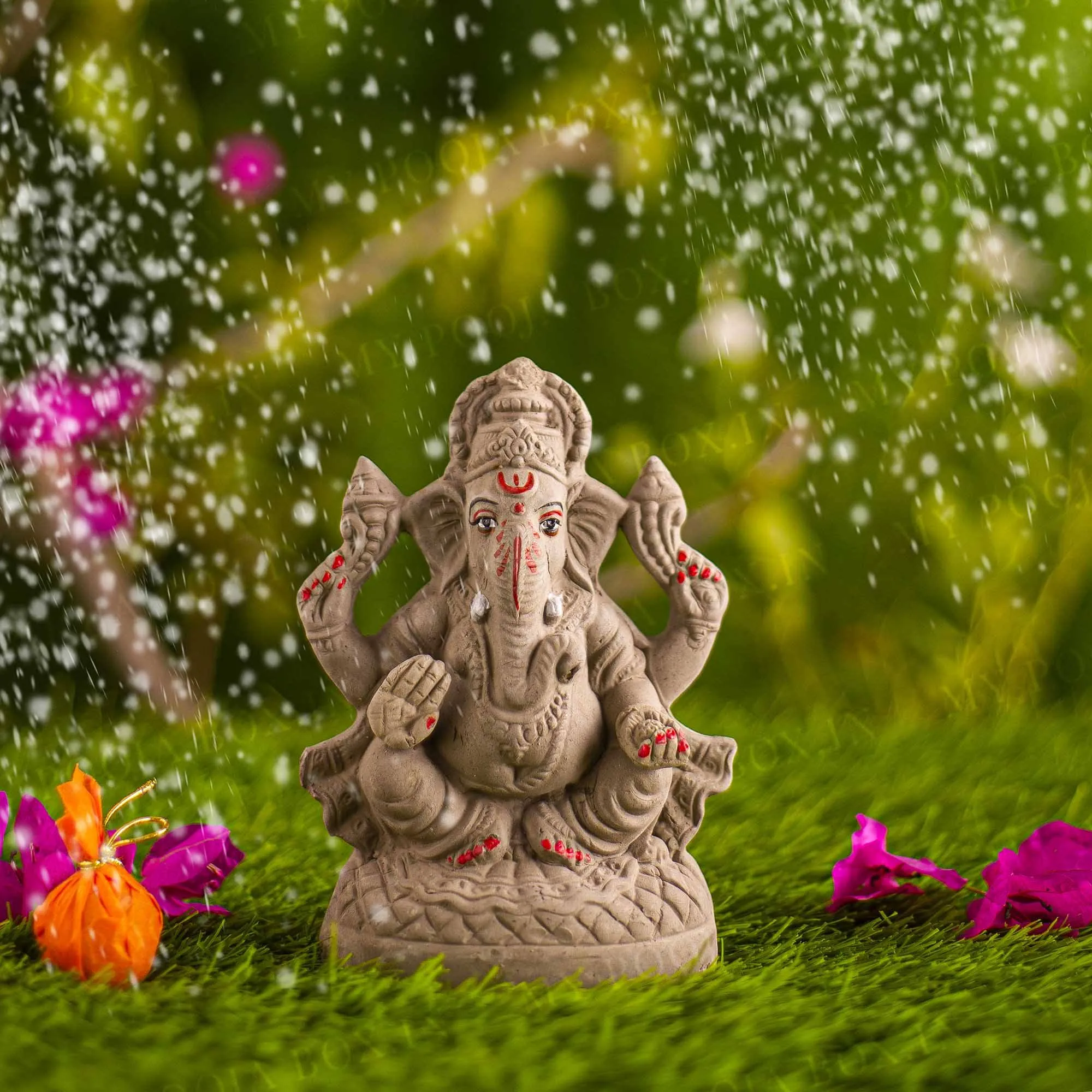 6INCH Ameya Eco-Friendly Ganpati | Plant-A-Ganesha