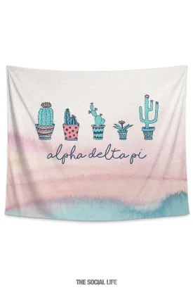 Alpha Delta Pi Cacti Tapestry