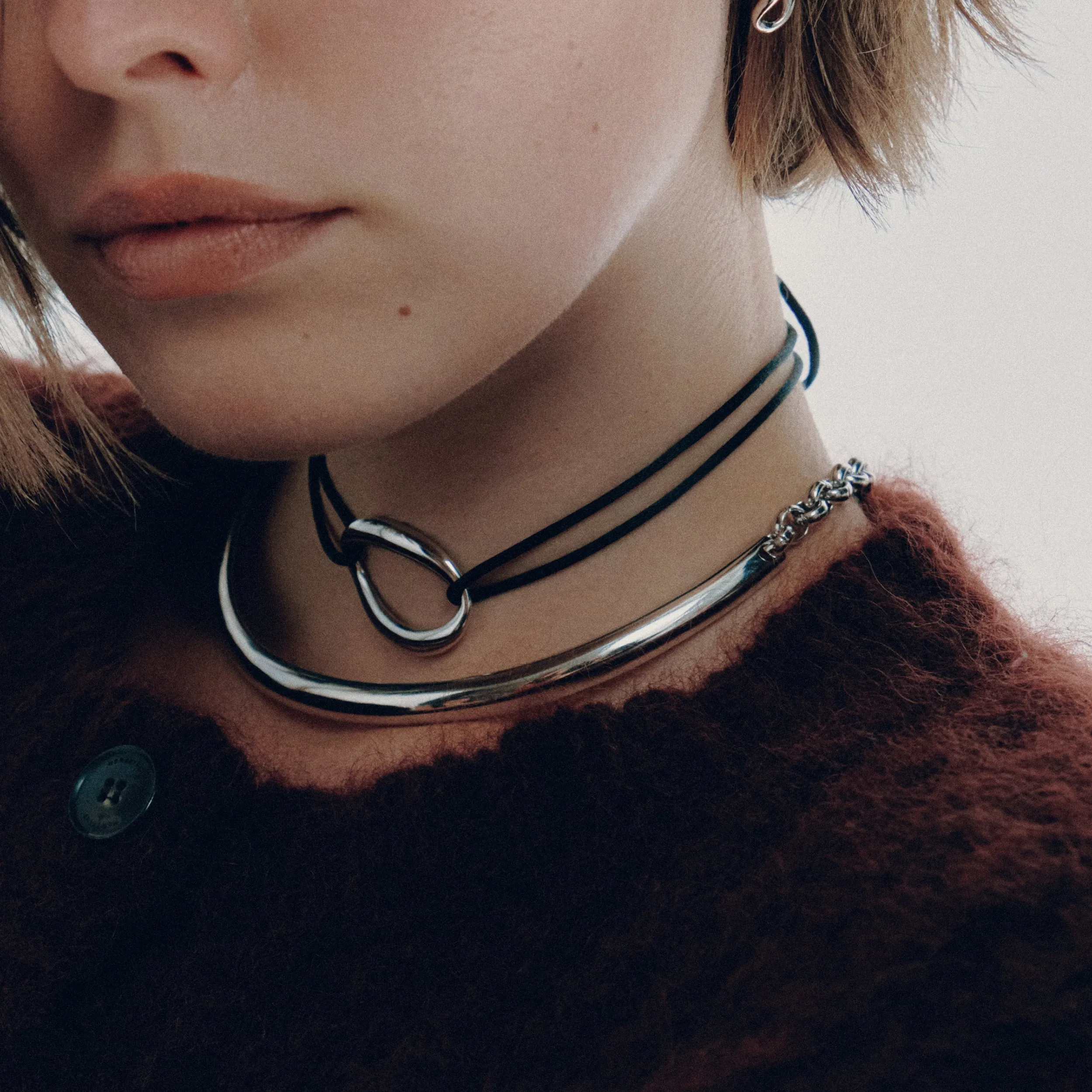 Arc Collar - Silver