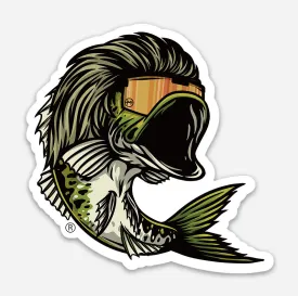 Bass Mullet Sticker