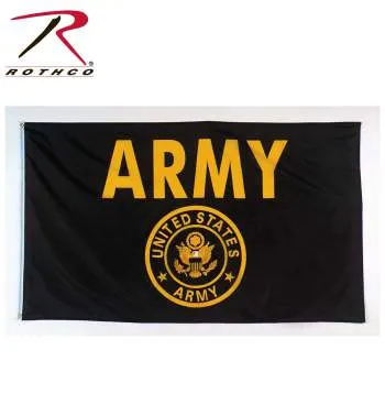 Black & Gold Army Flag