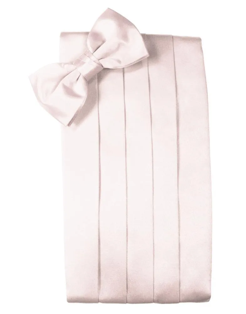 Blush Luxury Satin Cummerbund