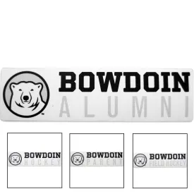 Bowdoin Team Sticker with Medallion