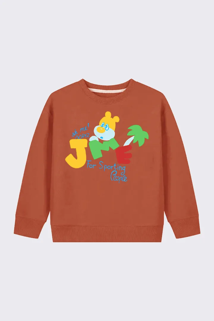 Boys Brown JME Sweatshirt