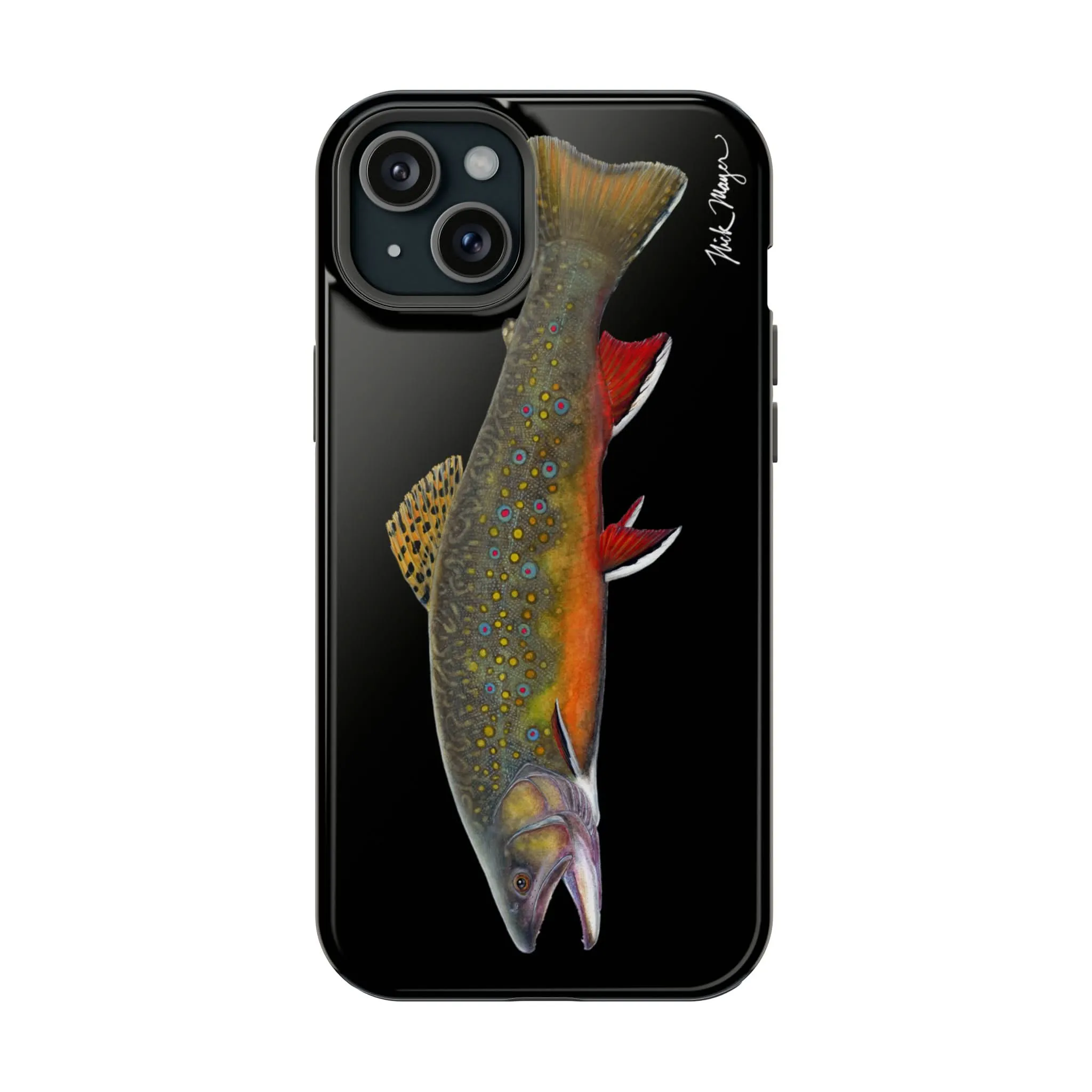 Brook Trout MagSafe Black iPhone Case