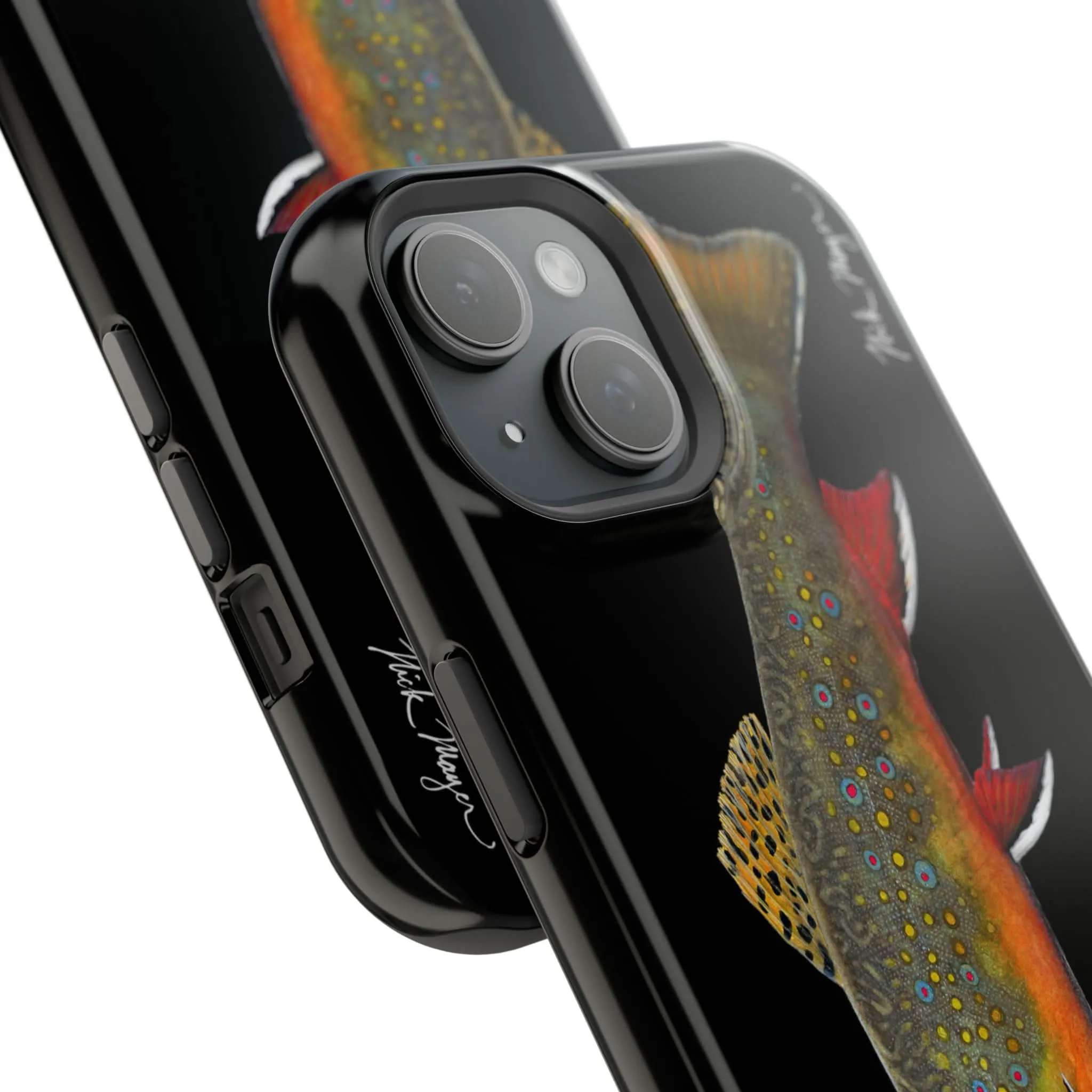 Brook Trout MagSafe Black iPhone Case