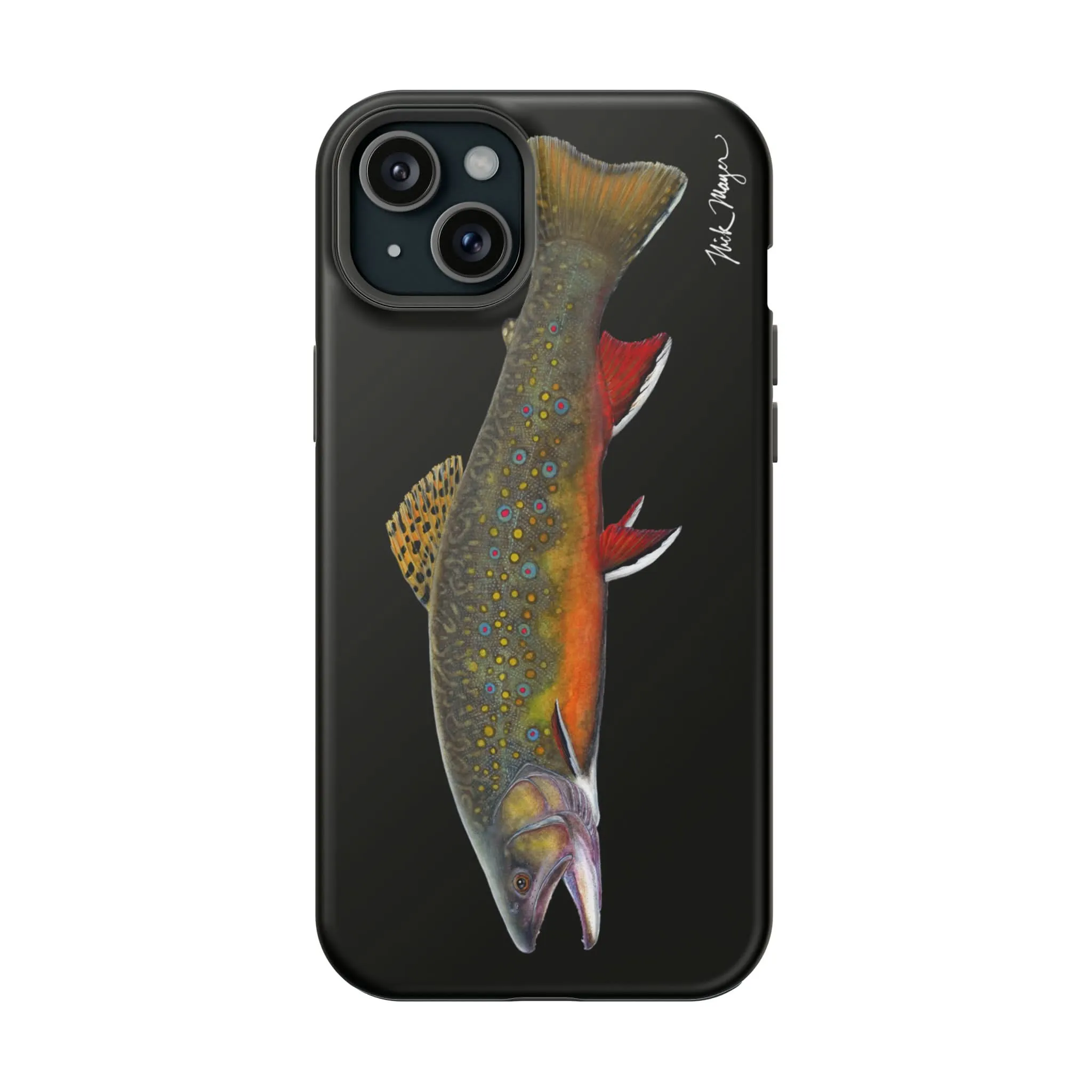 Brook Trout MagSafe Black iPhone Case