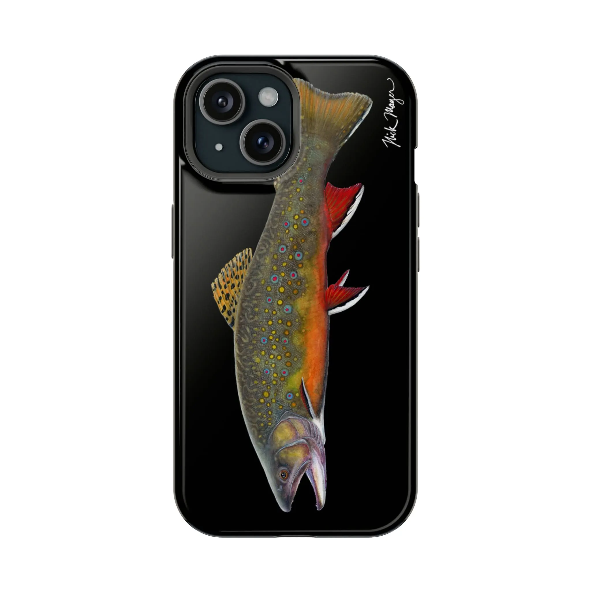 Brook Trout MagSafe Black iPhone Case