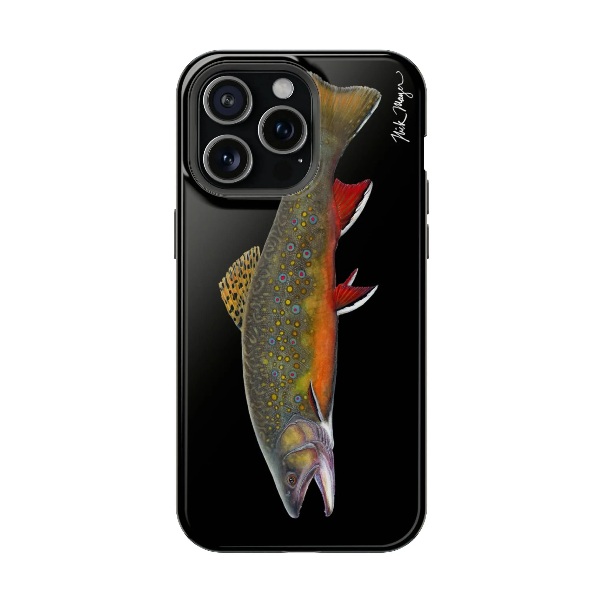 Brook Trout MagSafe Black iPhone Case