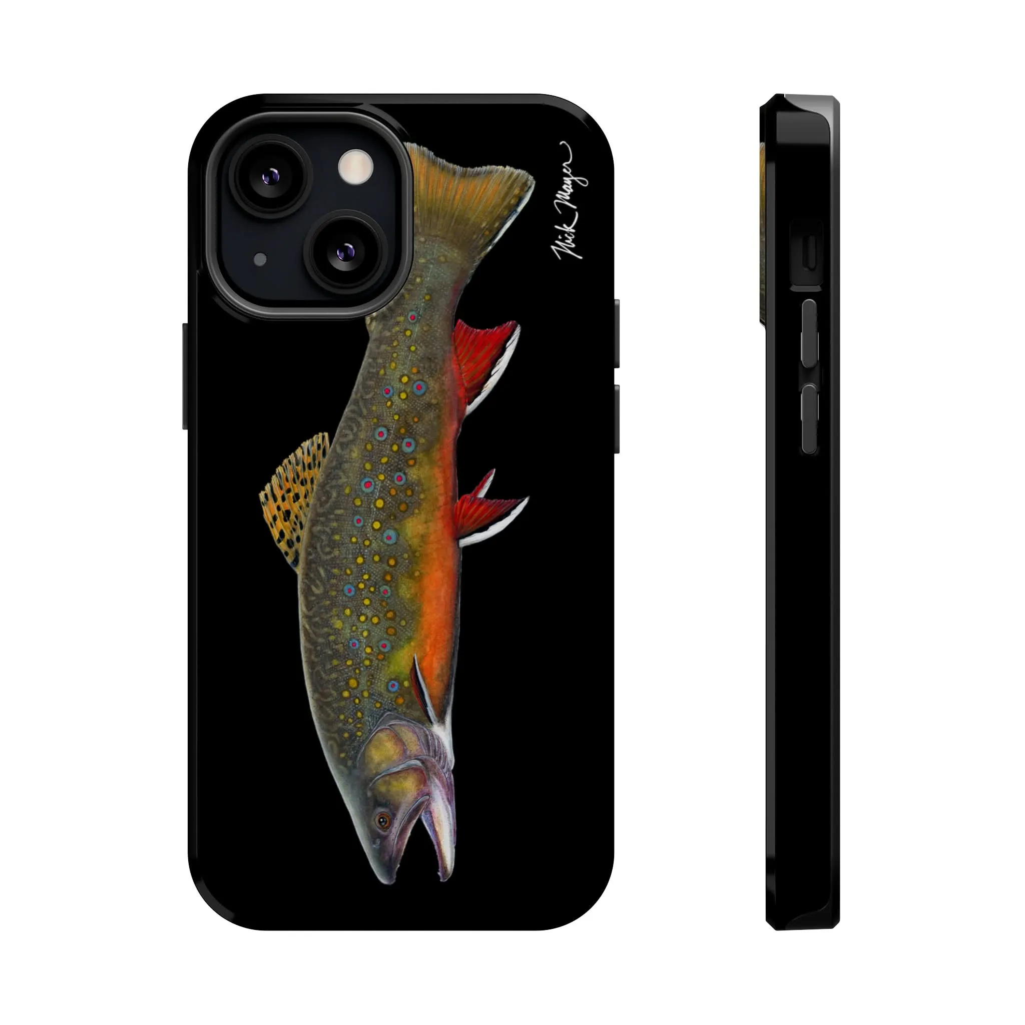 Brook Trout MagSafe Black iPhone Case