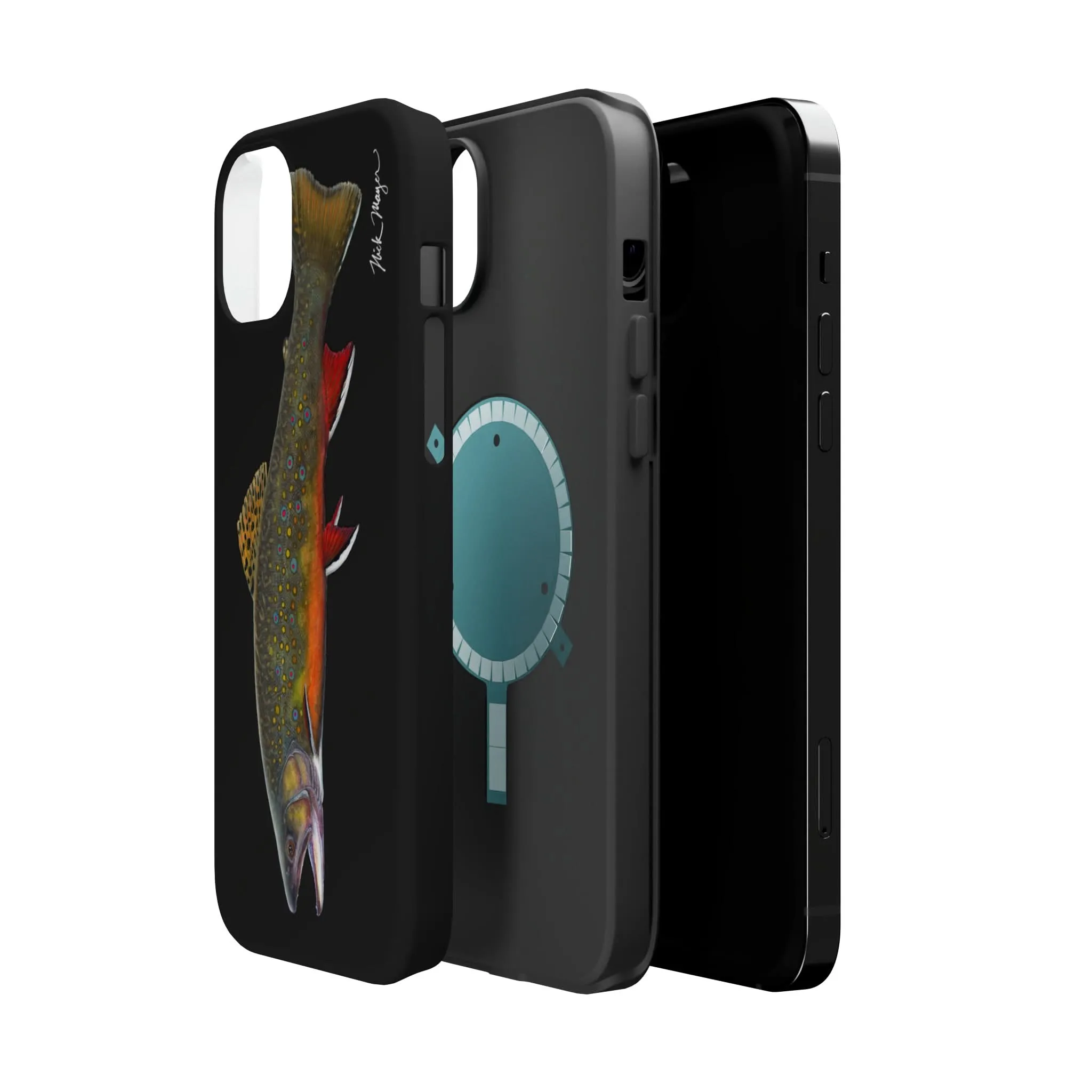 Brook Trout MagSafe Black iPhone Case