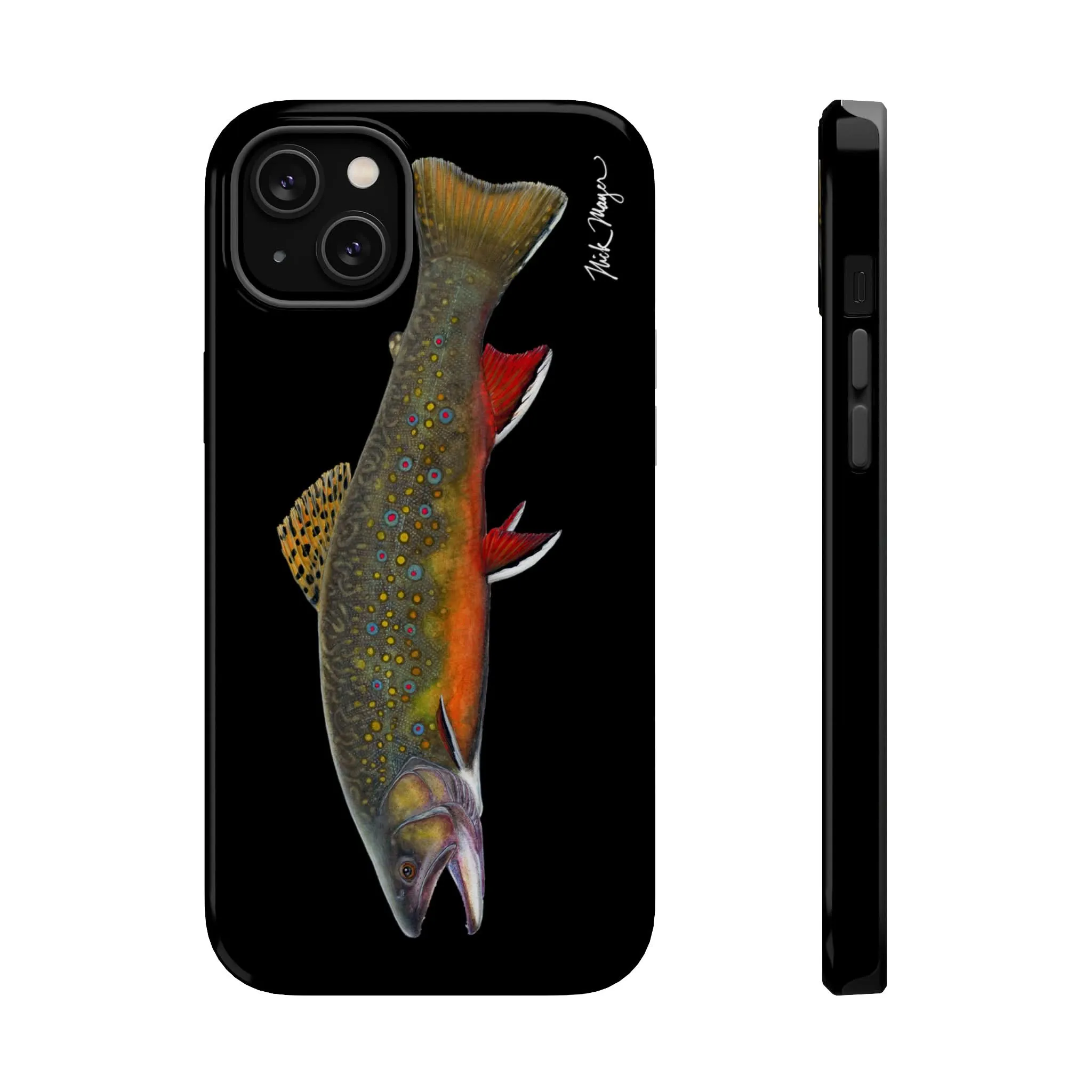 Brook Trout MagSafe Black iPhone Case