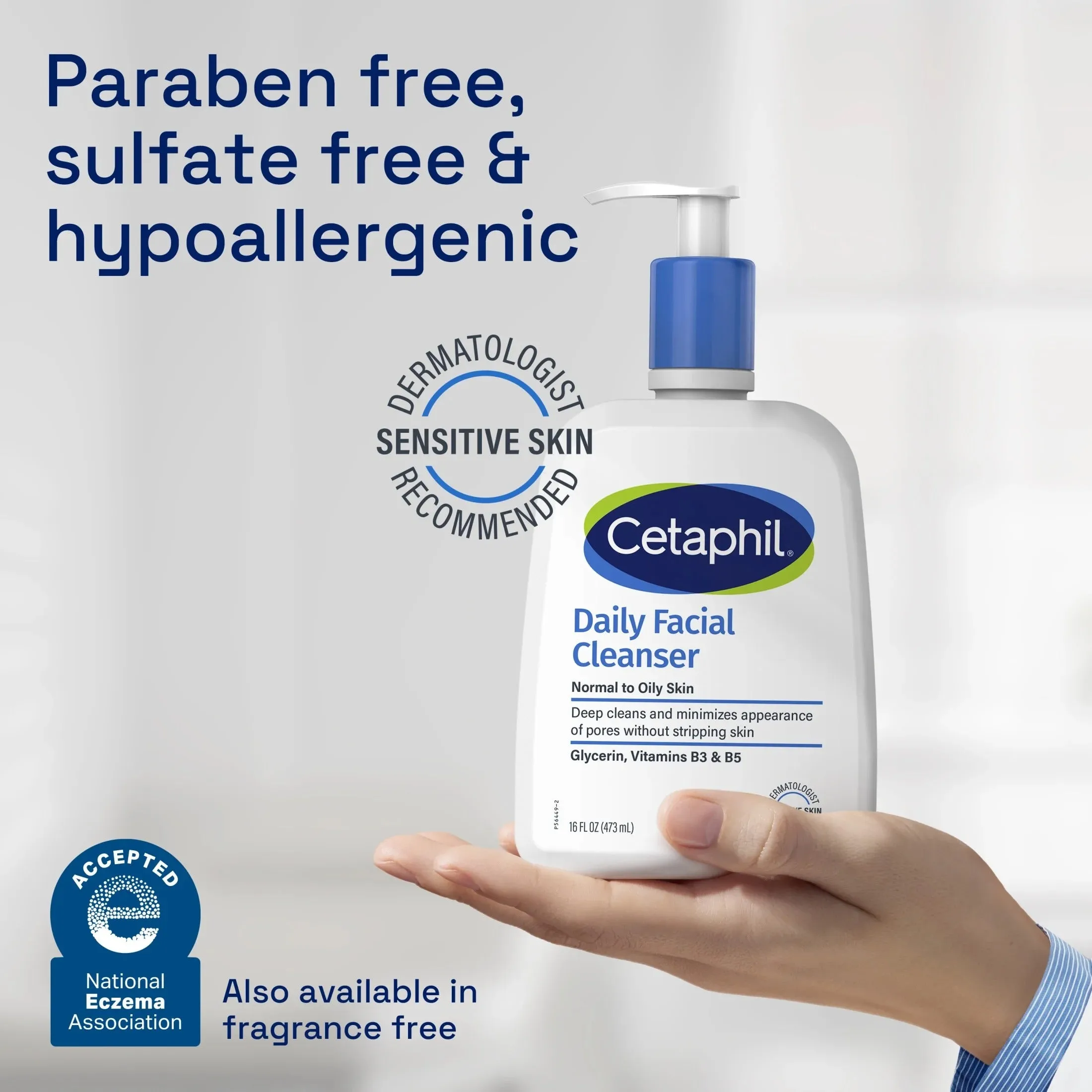 Cetaphil Daily Facial Cleanser for Normal to Oily Skin