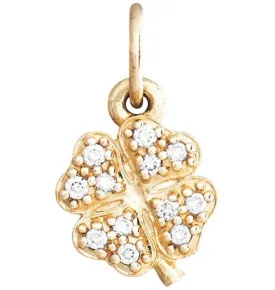 Clover Mini Charm Pave Diamonds