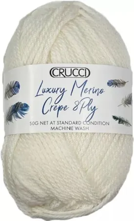 CRUCCI LUXURY MERINO CREPE 8PLY