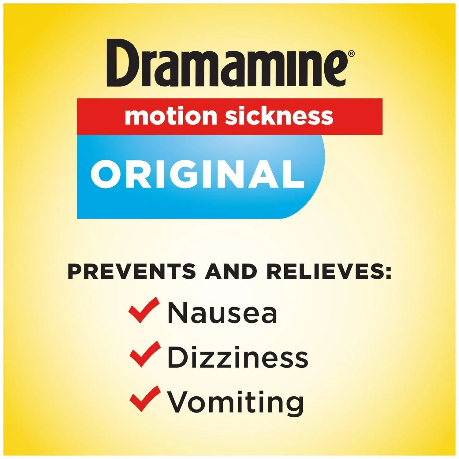 Dramamine Motion Sickness Relief Original Tablets