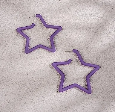 Ear Candy Star Hoop Earrings