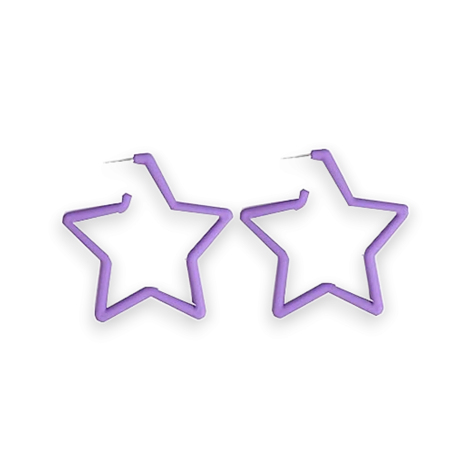 Ear Candy Star Hoop Earrings