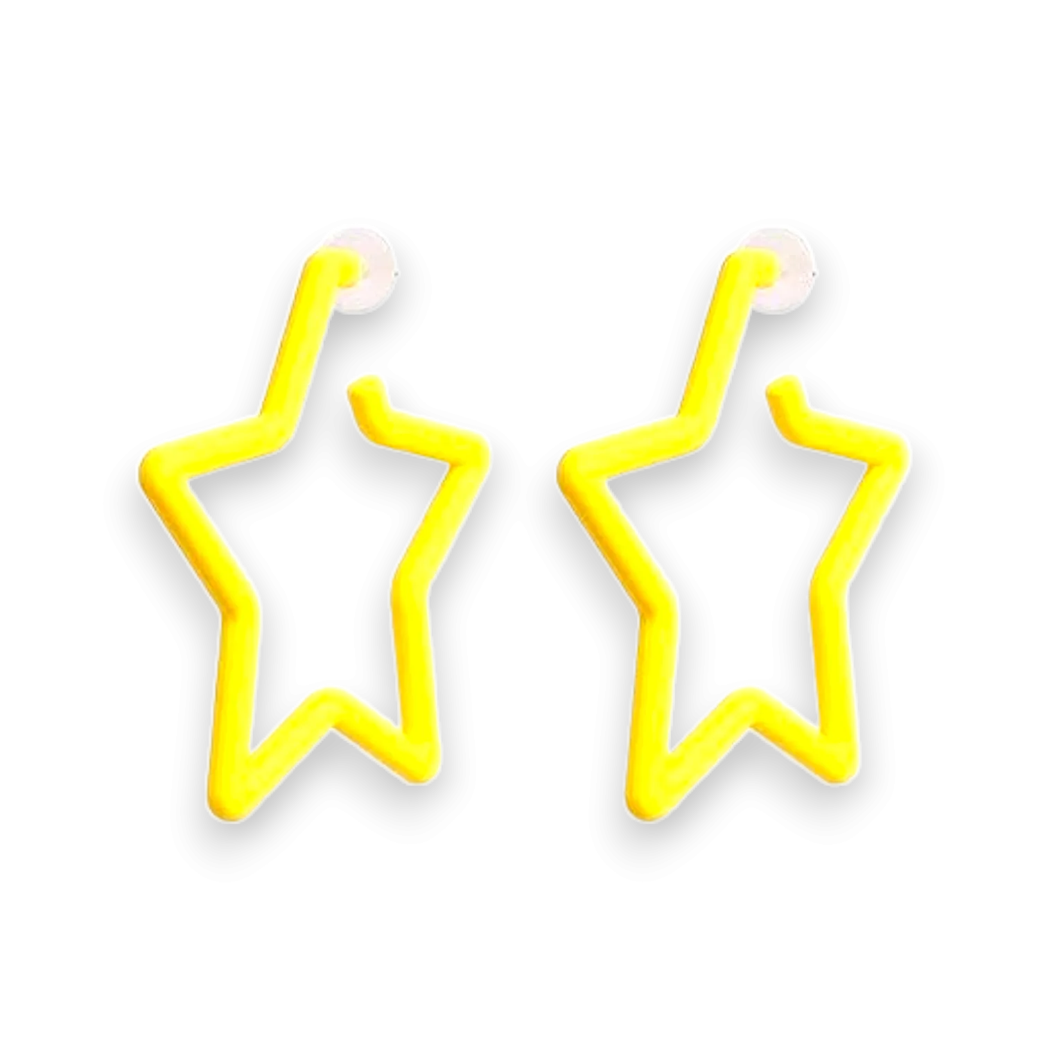 Ear Candy Star Hoop Earrings