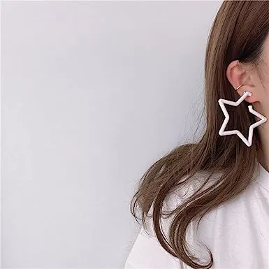 Ear Candy Star Hoop Earrings