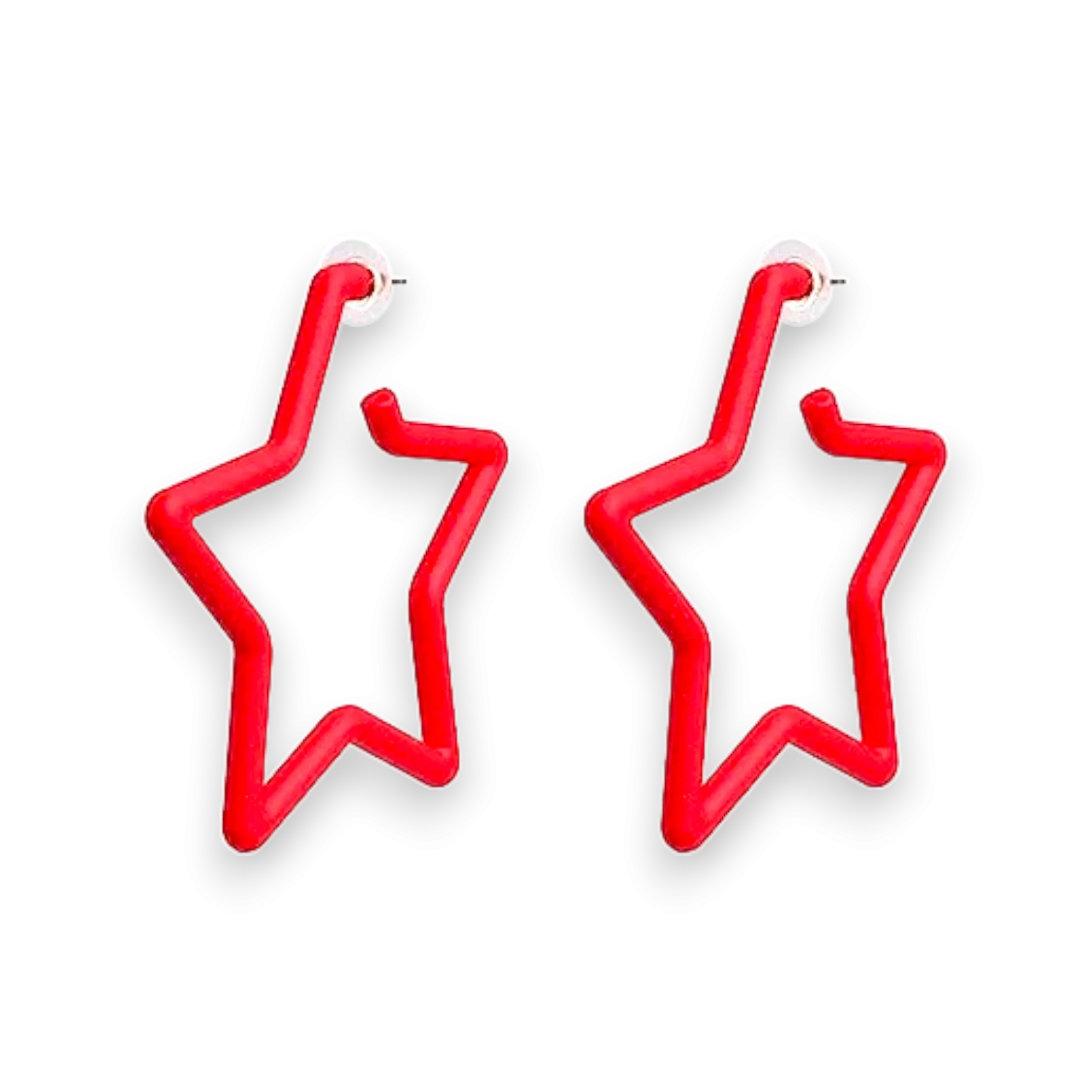 Ear Candy Star Hoop Earrings