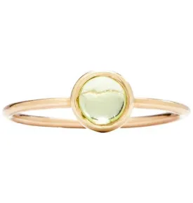 Gemstone Stacking Ring With Peridot