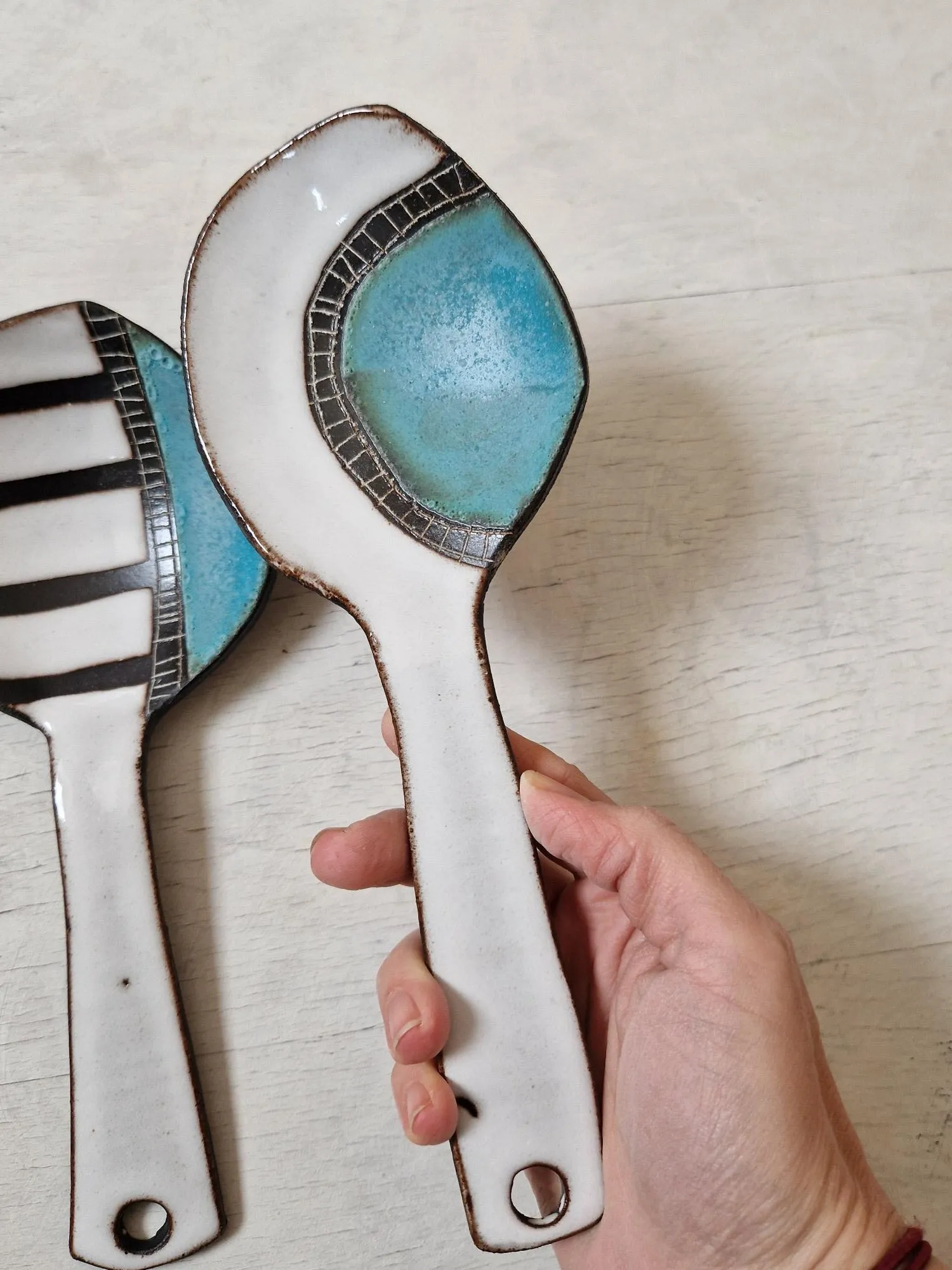 Geometric Patterns - Serving Spoons