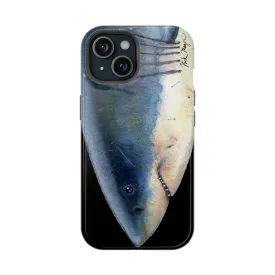 Great White Shark Face MagSafe Black iPhone Case