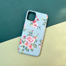 Green Floral Hard Case