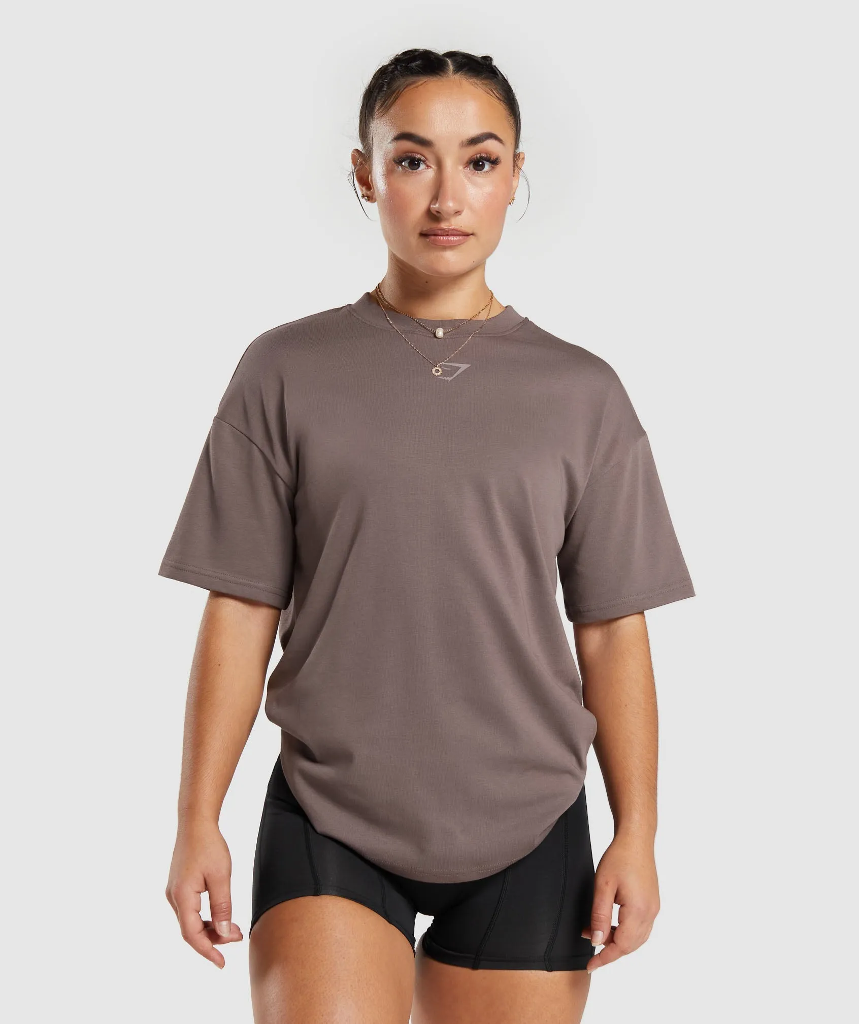 GS Power Oversized T-Shirt - Walnut Mauve