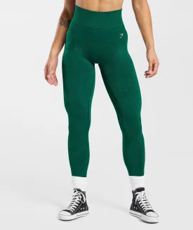 Gymshark Adapt Pattern Seamless Leggings - Forest Green/Rich Green