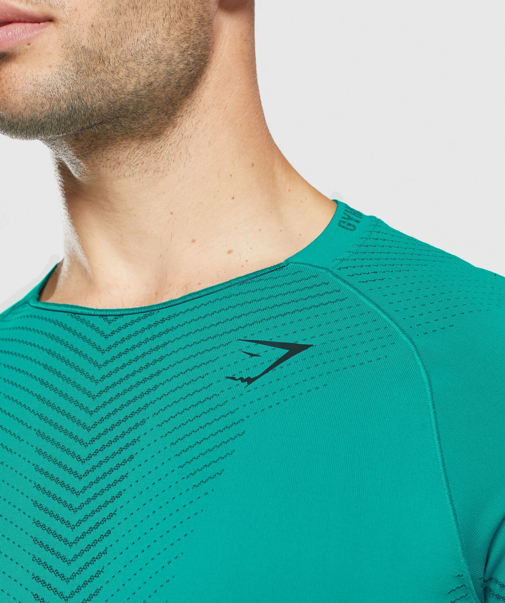 Gymshark Apex Seamless T-Shirt - Seafoam Blue/Darkest Teal