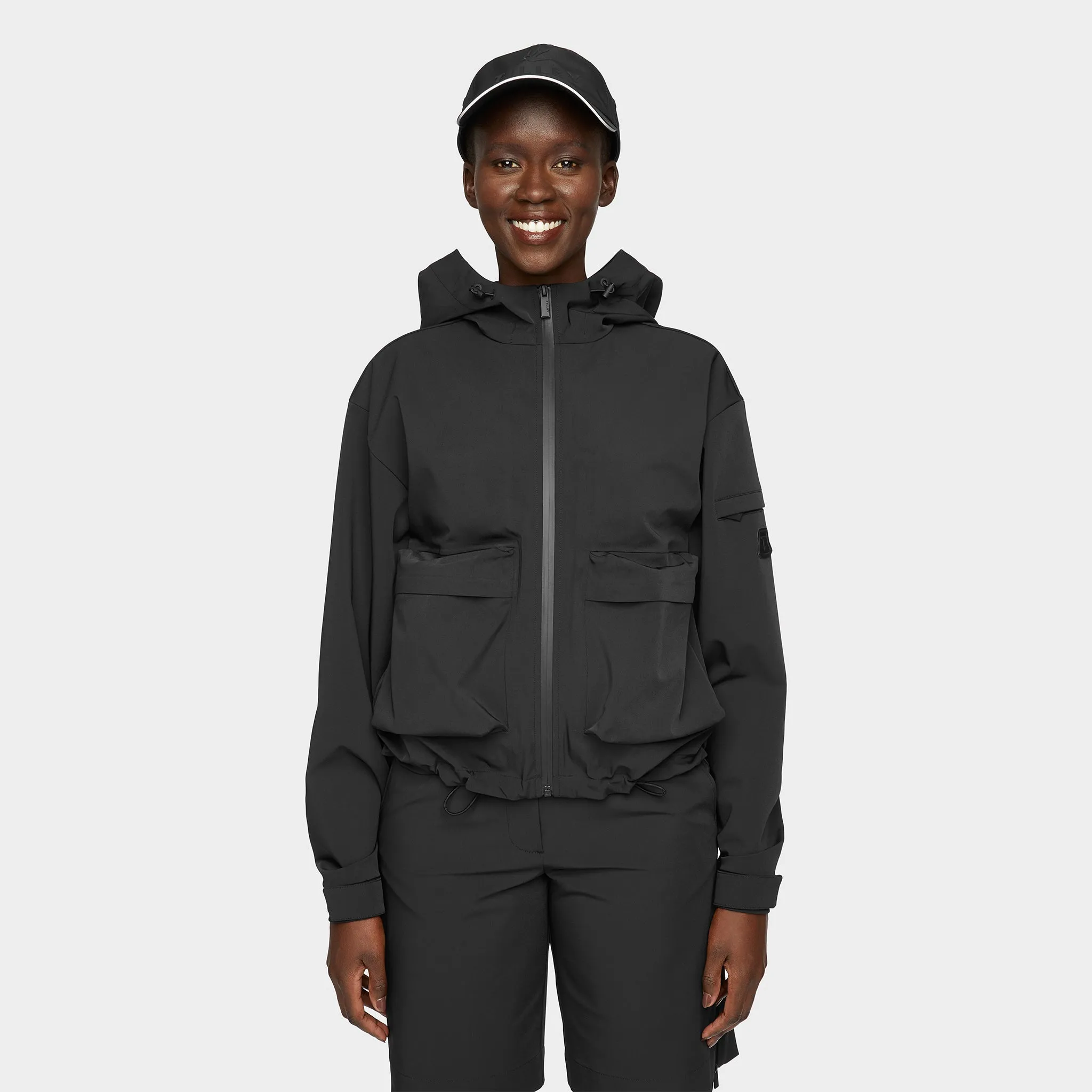 Hooded Tech Travel Jacket