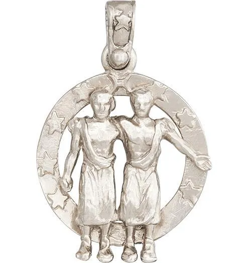 Large Gemini Zodiac Charm