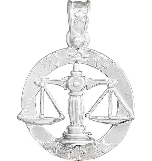 Large Libra Zodiac Charm