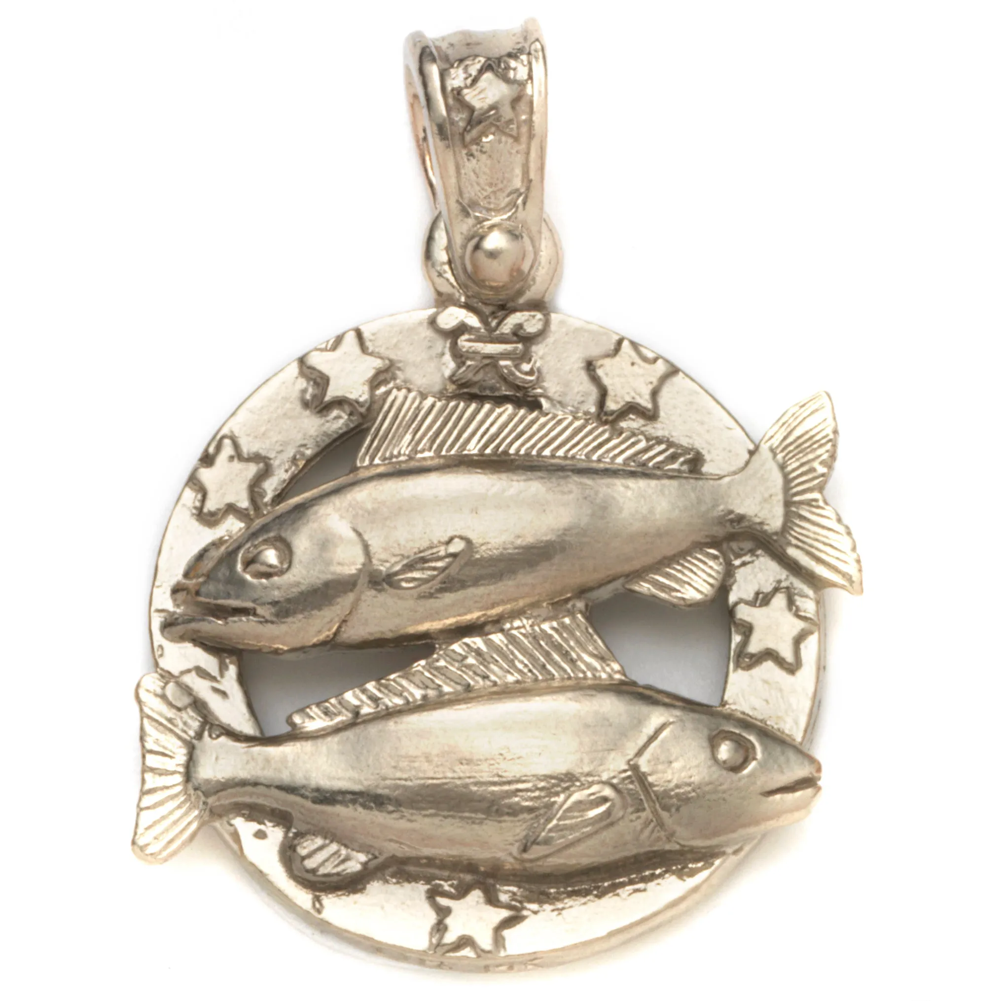 Large Pisces Zodiac Charm