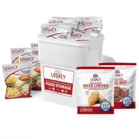 Legacy Freeze Dried Entrée Buckets - Chicken and Beef