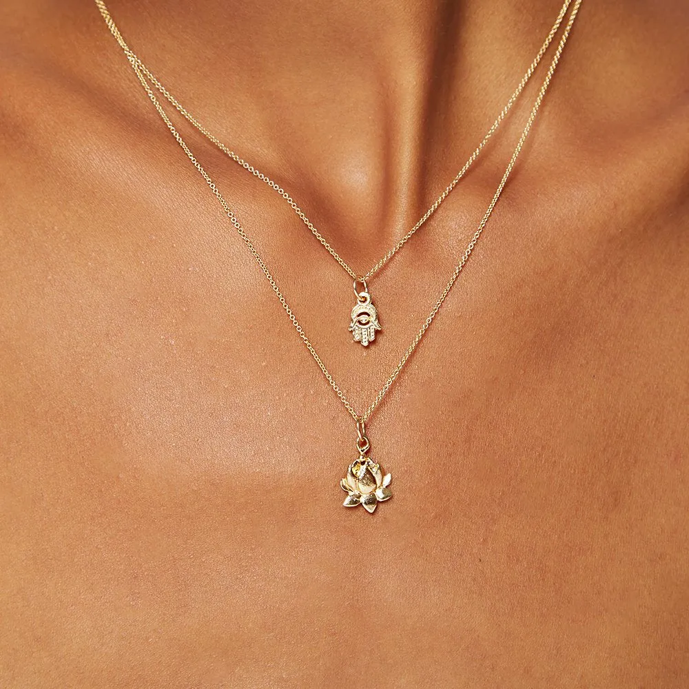 Lotus Flower Charm