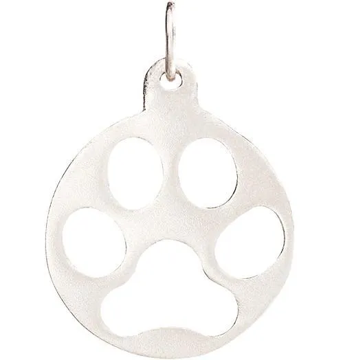 Medium Paw Print Cutout Charm