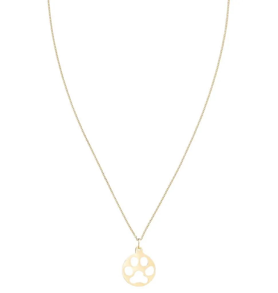 Medium Paw Print Cutout Charm