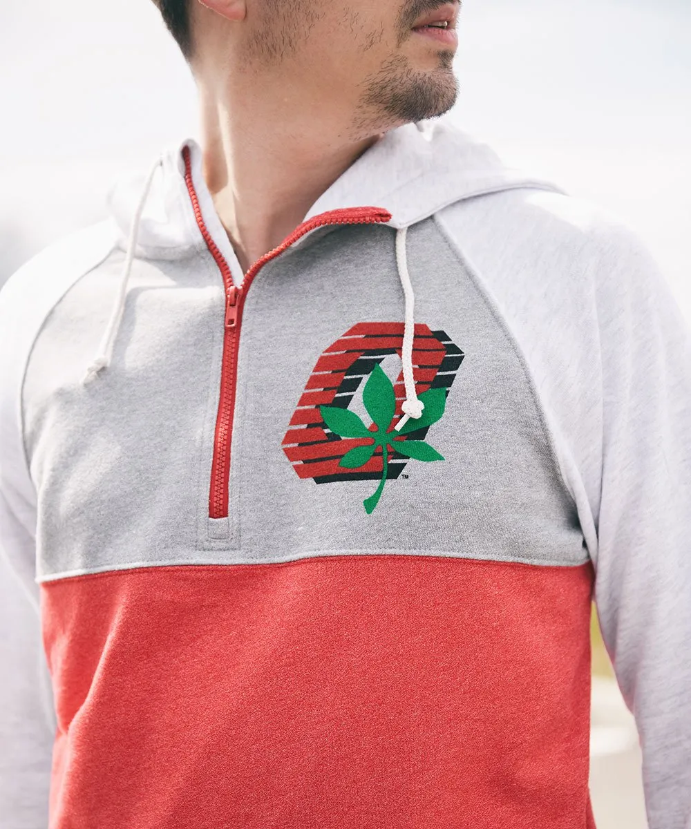 Ohio State Buckeye Leaf Power Zip