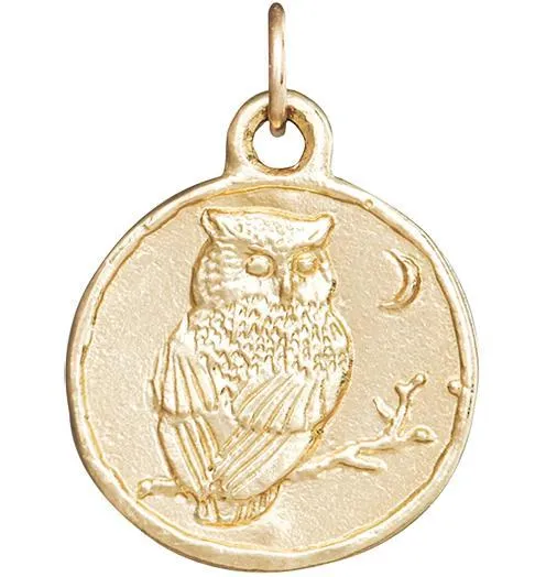 Owl Coin Charm