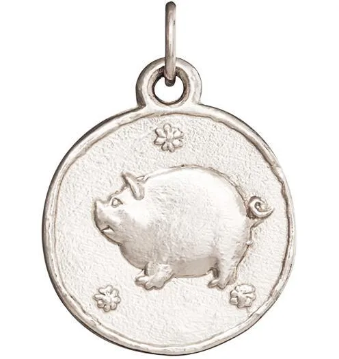 Pig Coin Charm