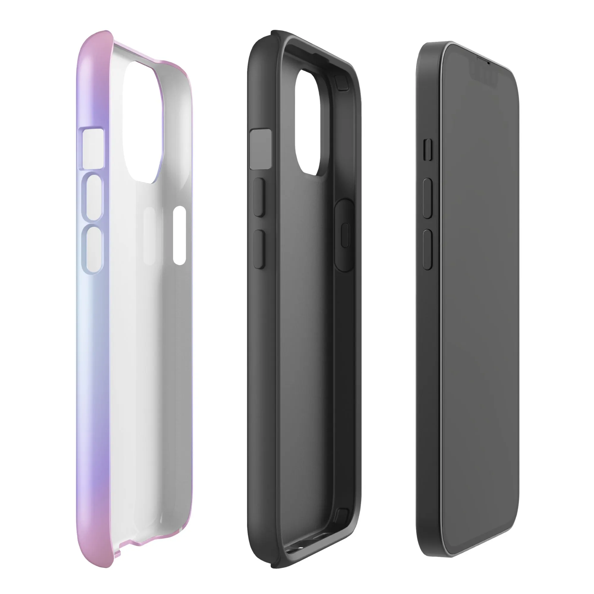 Pink Aura iPhone Case