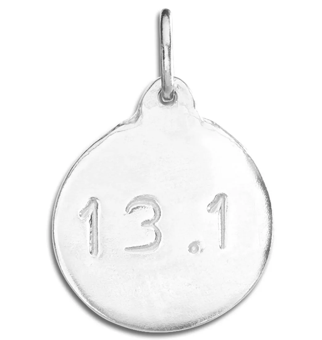 "13.1" Half Marathon Disk Charm