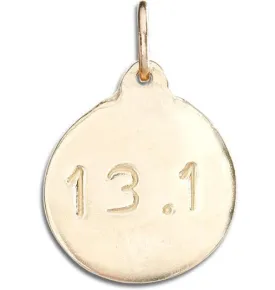 "13.1" Half Marathon Disk Charm