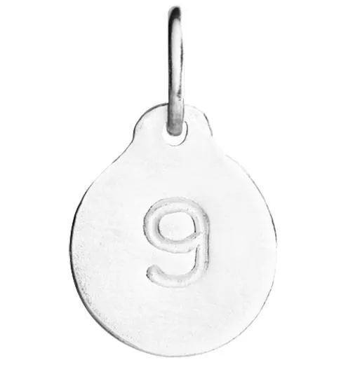 "9" Number Charm