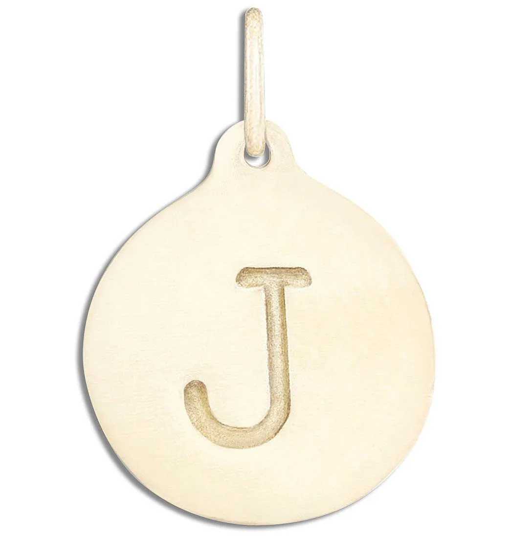 "J" Alphabet Charm